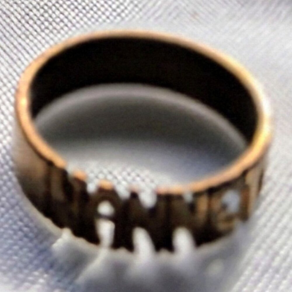 NEW BRASS RING SIZE 8.5 NANNETTE